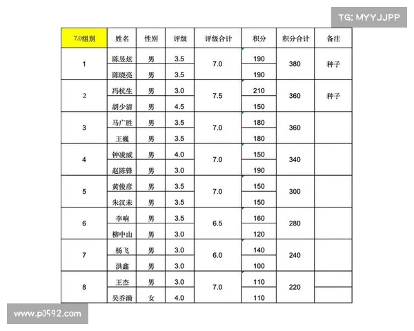 中国的网球赛事有积分吗